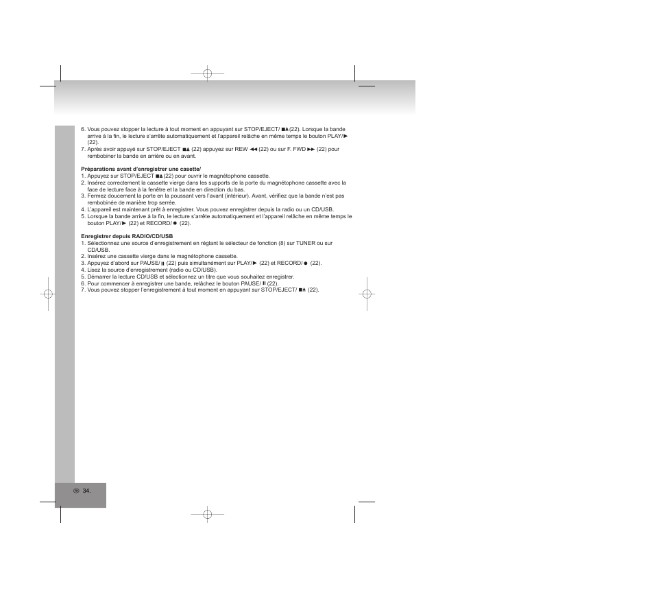 Elta 2322USB User Manual | Page 34 / 170