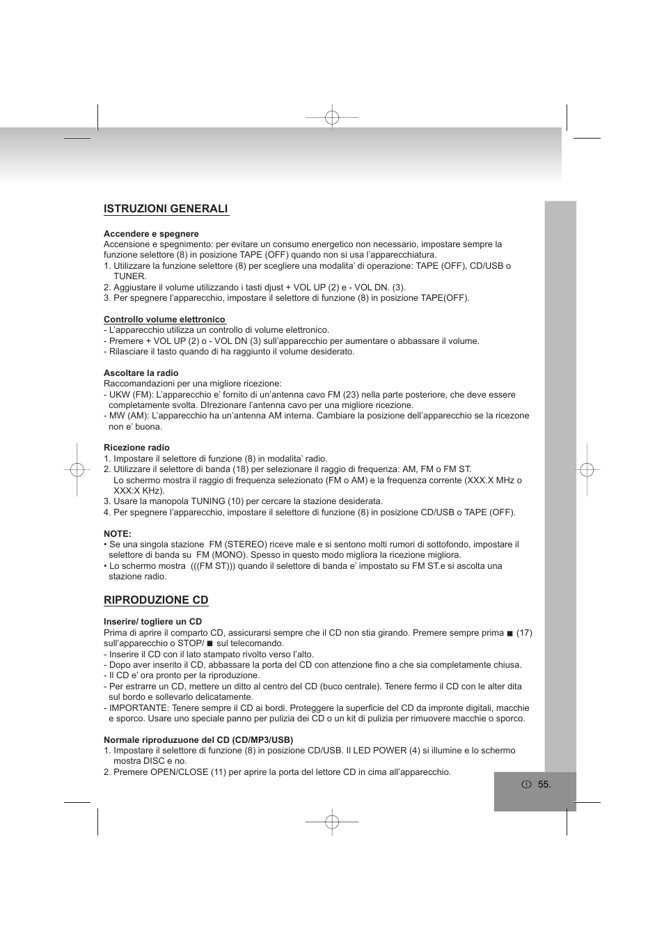 Elta 2322USB User Manual | Page 55 / 170