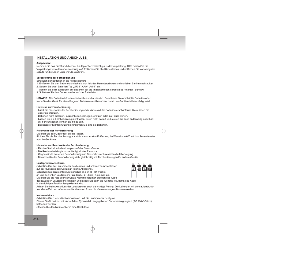 Elta 2322USB User Manual | Page 6 / 170
