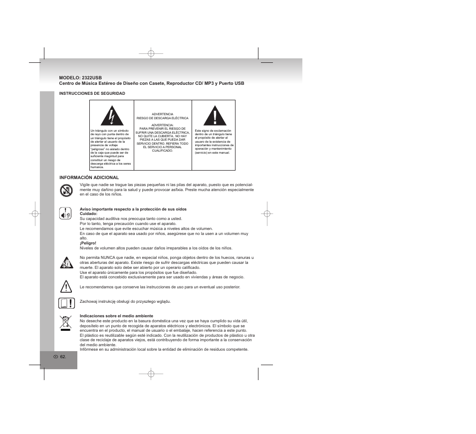 Elta 2322USB User Manual | Page 62 / 170