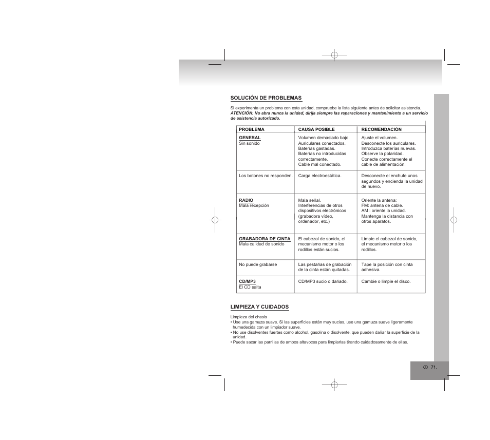 Elta 2322USB User Manual | Page 71 / 170