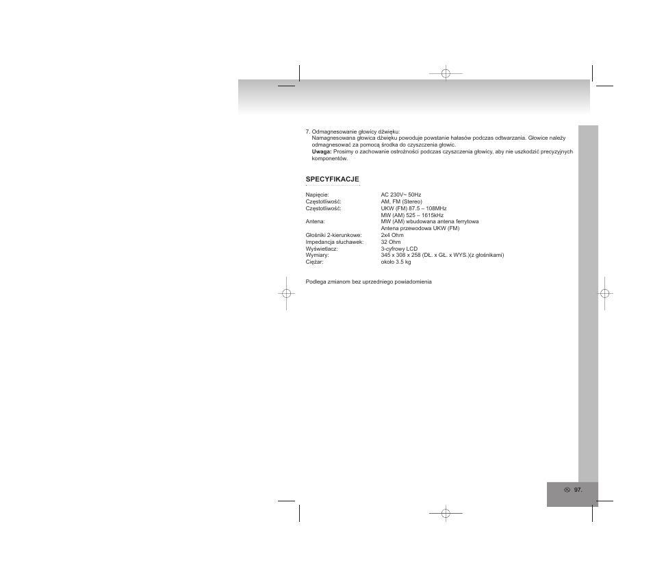 Elta 2322USB User Manual | Page 97 / 170