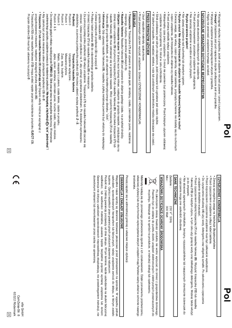 Pol ol p p ol ol | Elta HM211 User Manual | Page 13 / 22