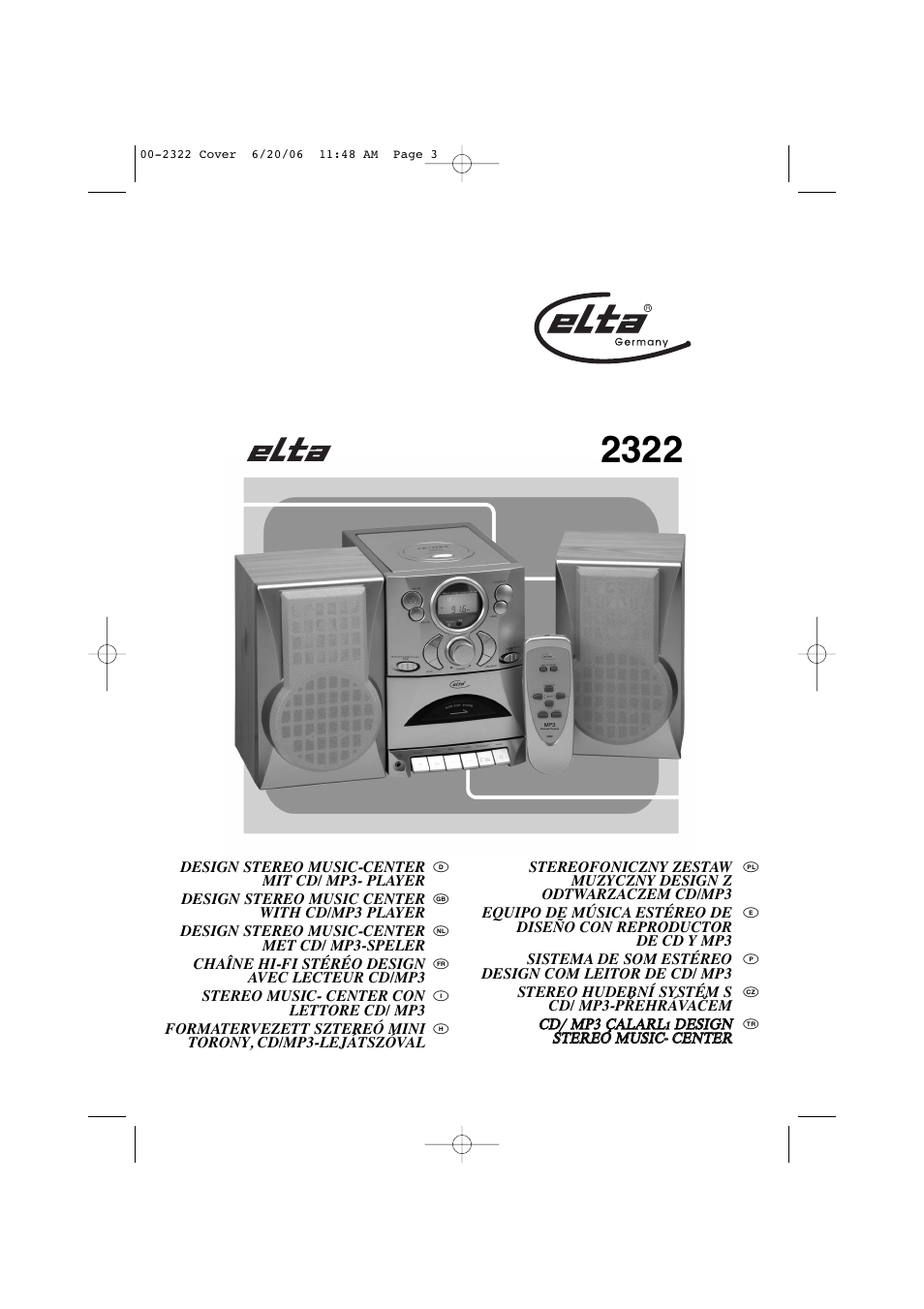 Elta 2322 User Manual | 112 pages