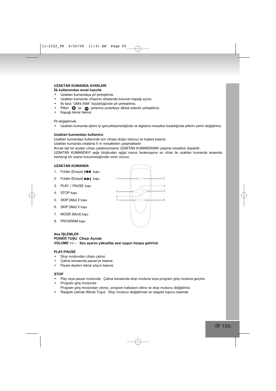 Elta 2322 User Manual | Page 105 / 112