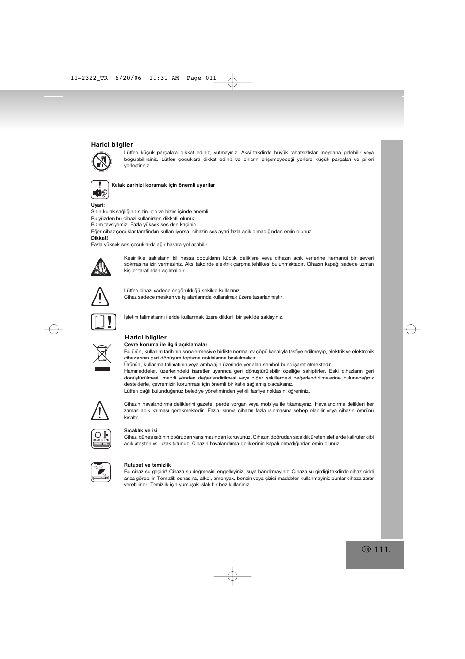 Elta 2322 User Manual | Page 111 / 112
