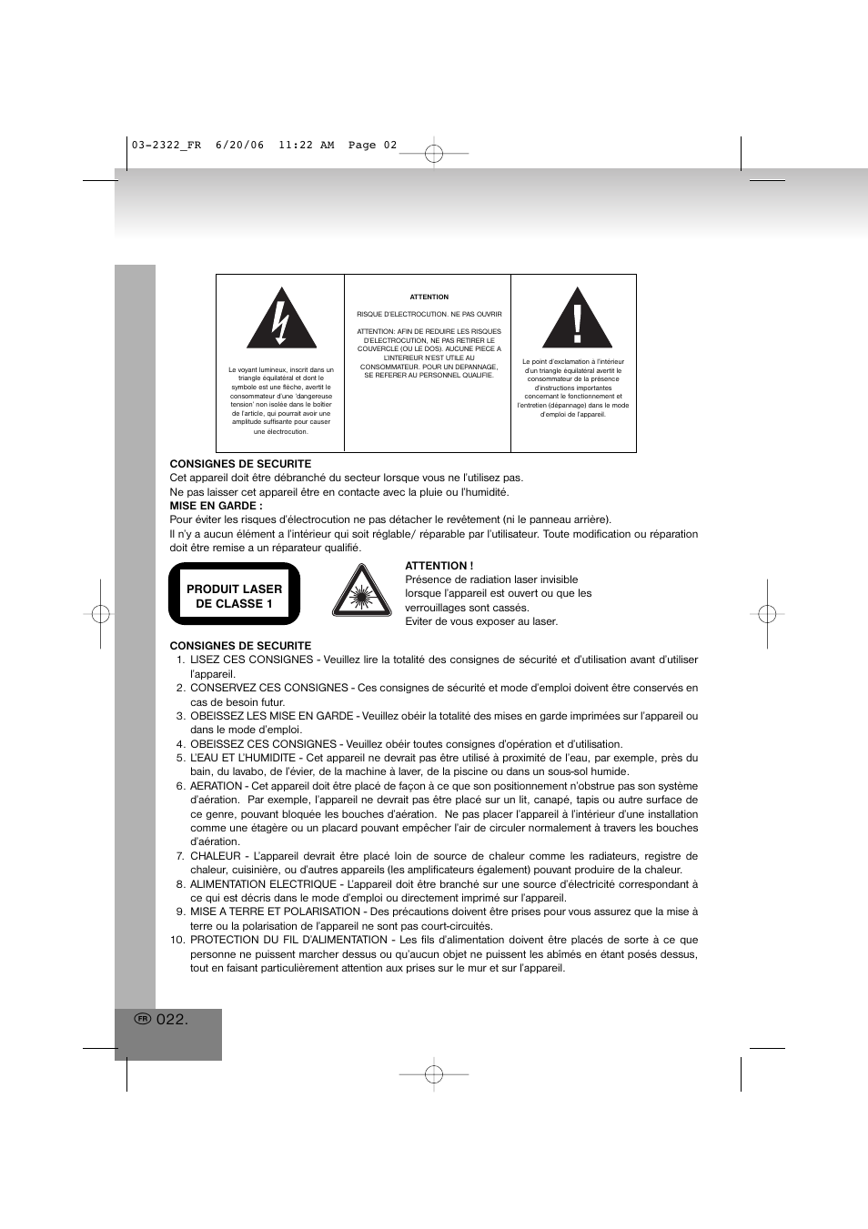 Elta 2322 User Manual | Page 22 / 112