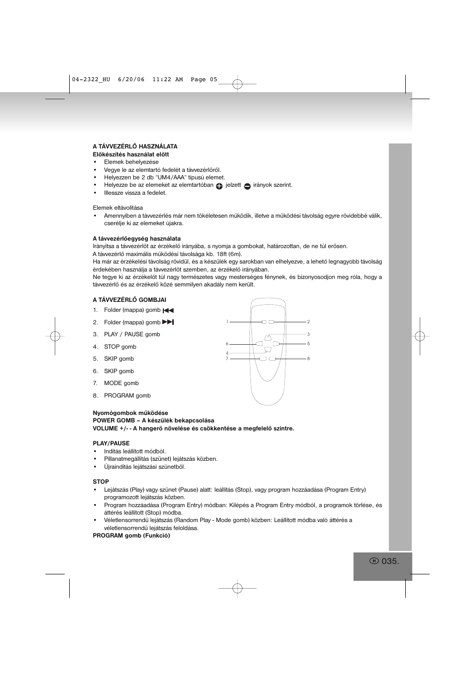 Elta 2322 User Manual | Page 35 / 112