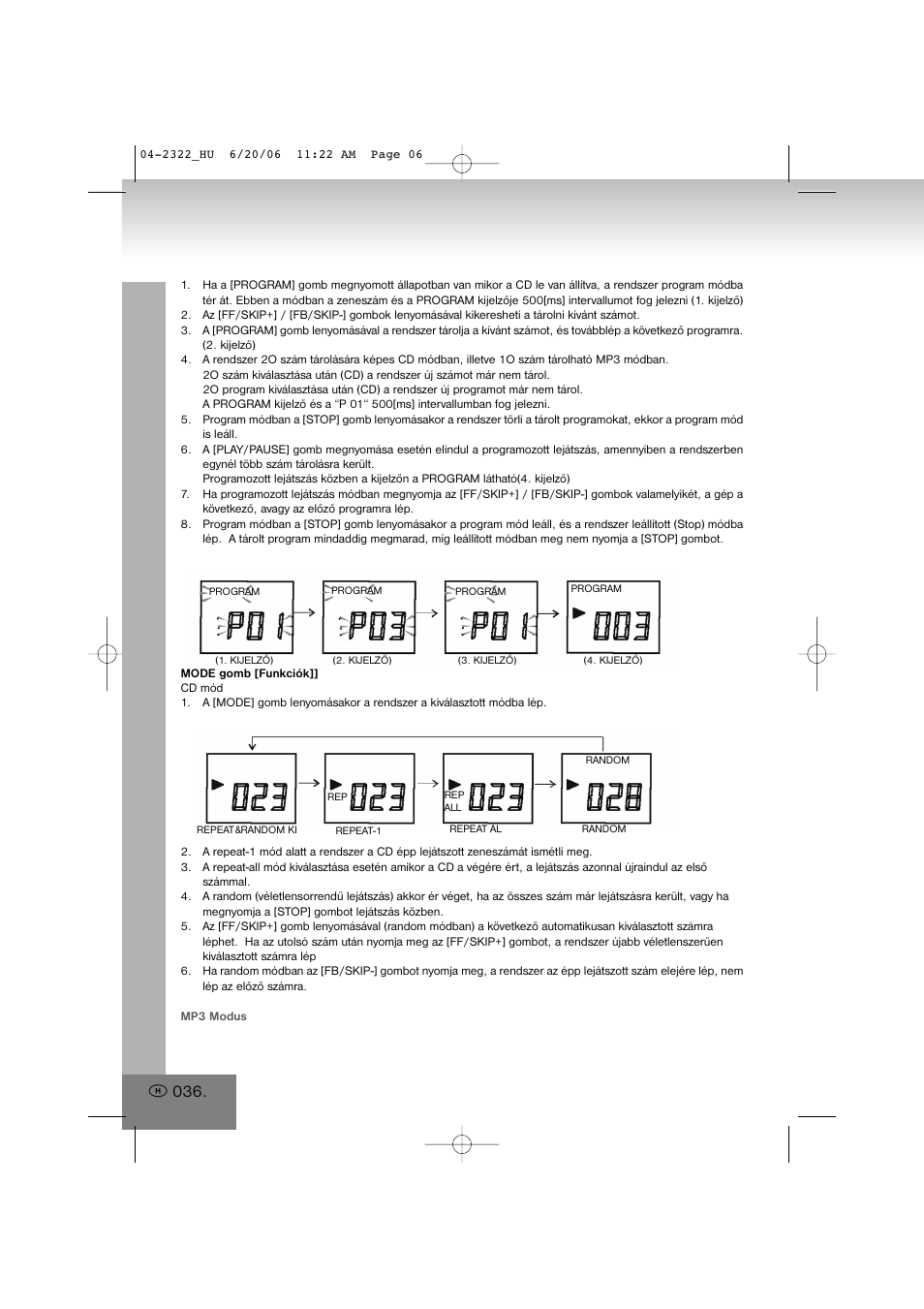 Elta 2322 User Manual | Page 36 / 112