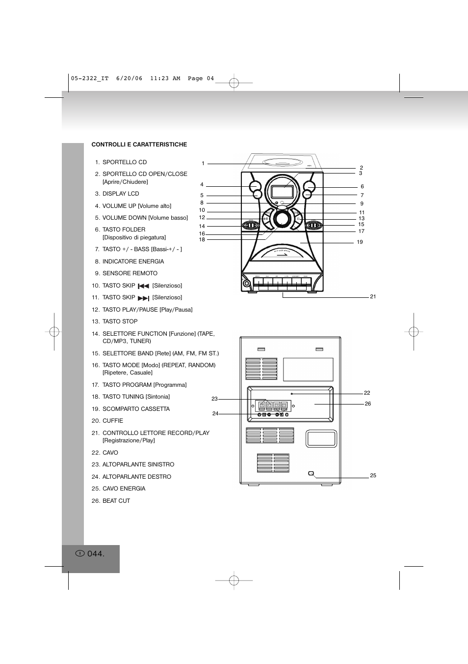 Elta 2322 User Manual | Page 44 / 112