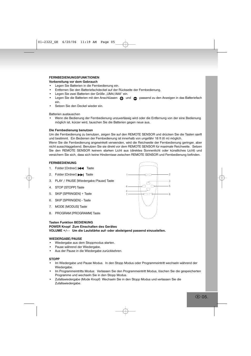 Elta 2322 User Manual | Page 5 / 112