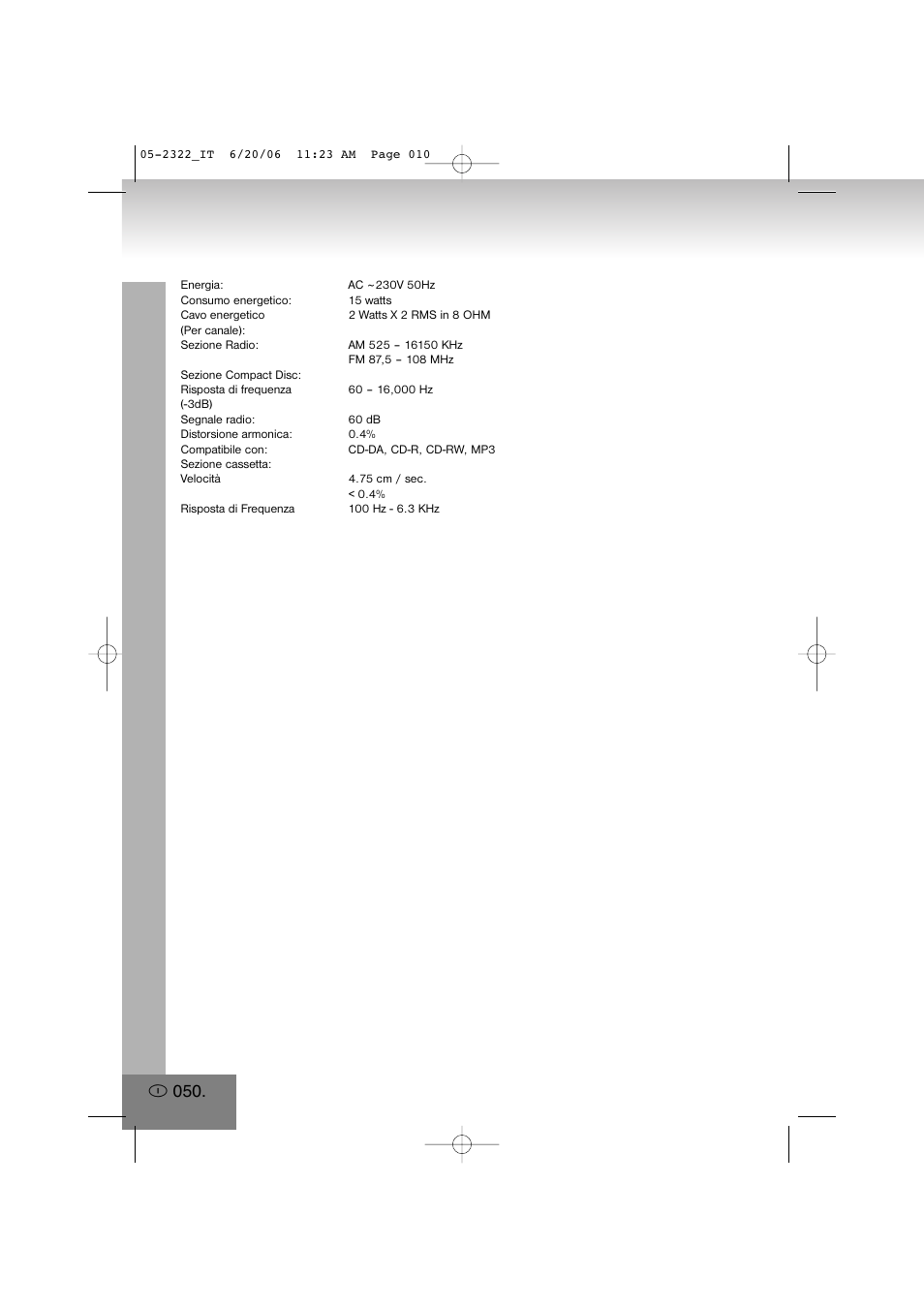 Elta 2322 User Manual | Page 50 / 112