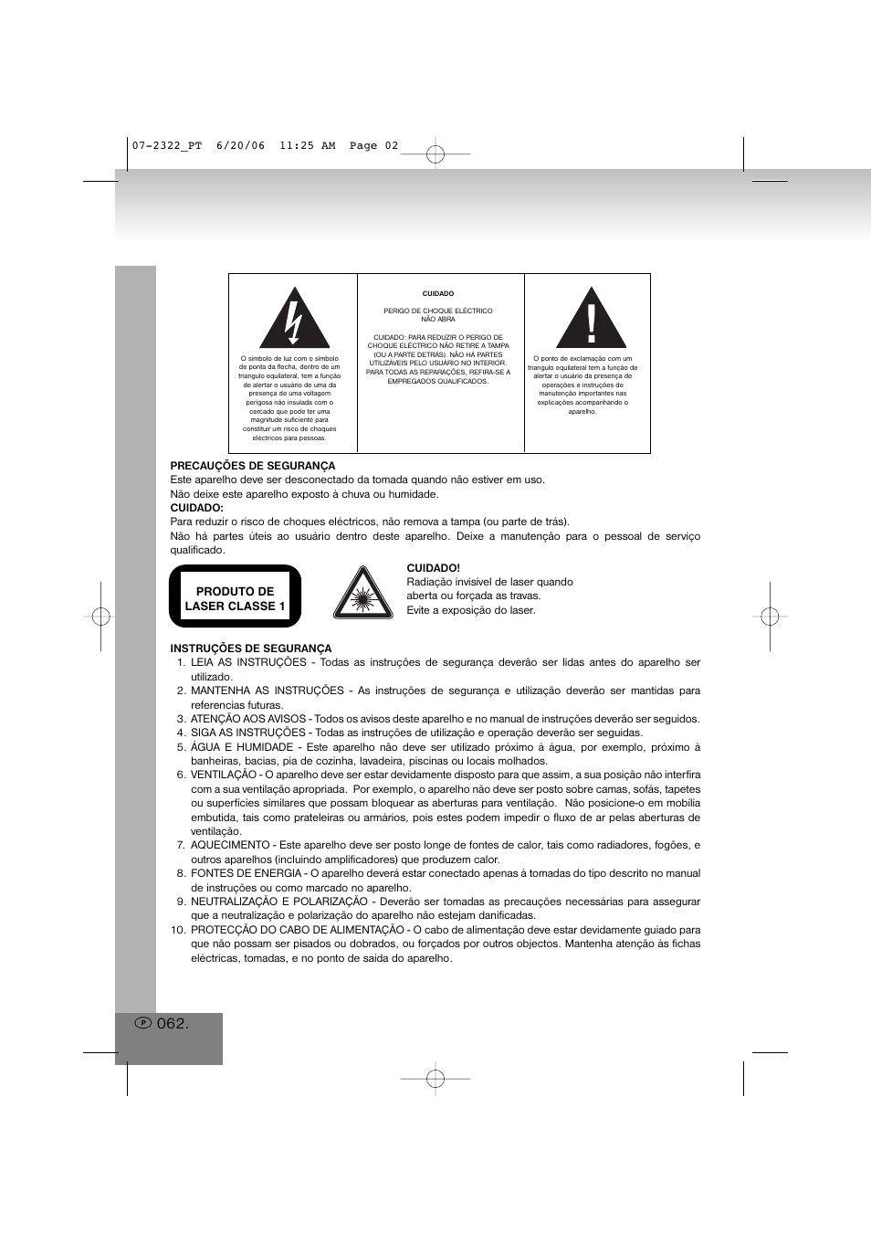 Elta 2322 User Manual | Page 62 / 112