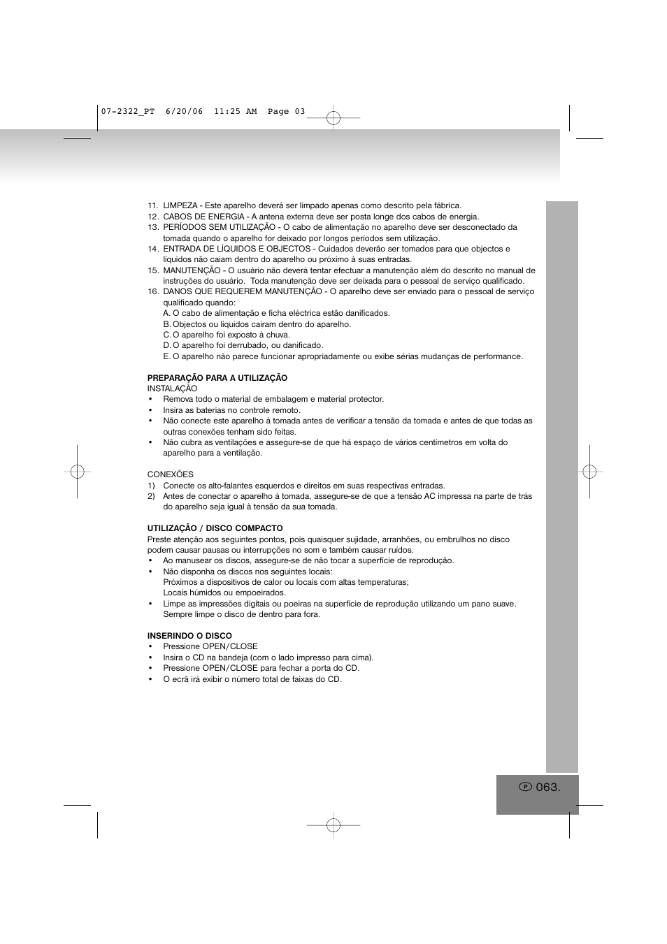 Elta 2322 User Manual | Page 63 / 112