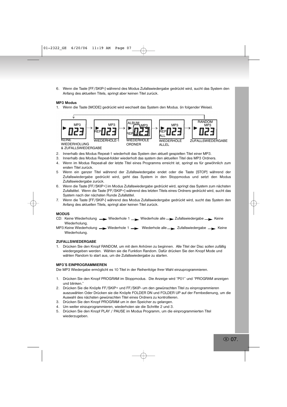 Elta 2322 User Manual | Page 7 / 112