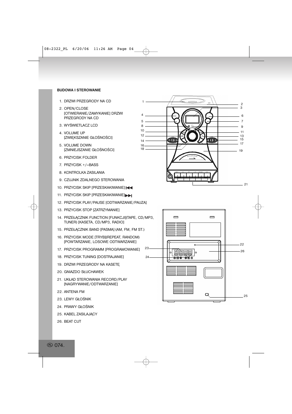 Elta 2322 User Manual | Page 74 / 112