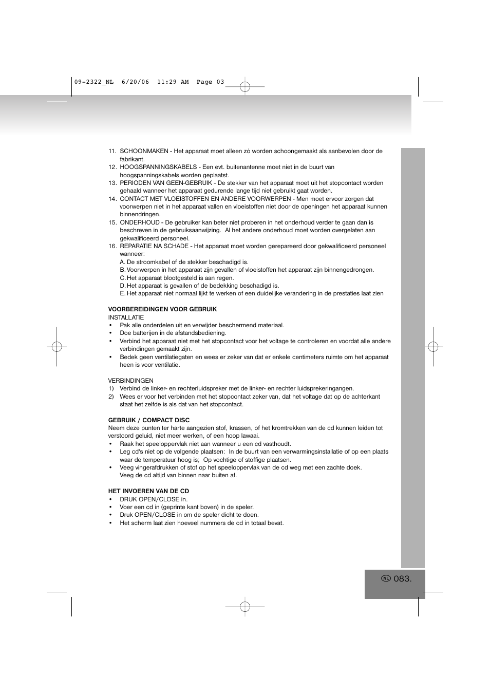 Elta 2322 User Manual | Page 83 / 112