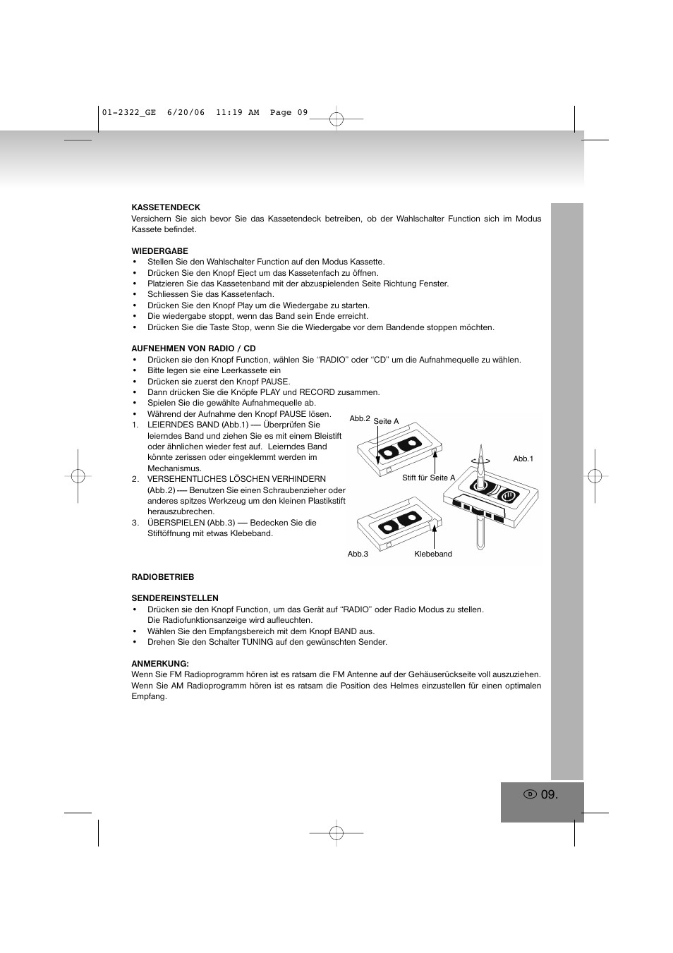 Elta 2322 User Manual | Page 9 / 112