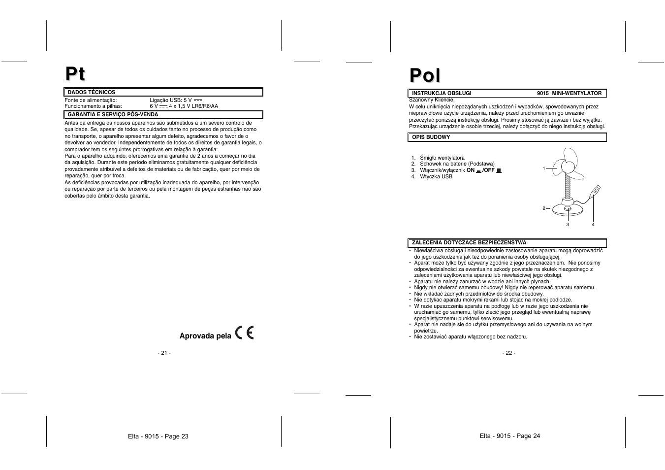 Elta 9015 User Manual | Page 12 / 16