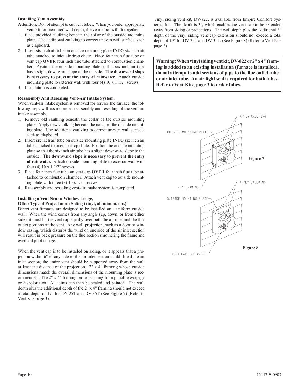 Empire Products DV-25T-1 User Manual | Page 10 / 20