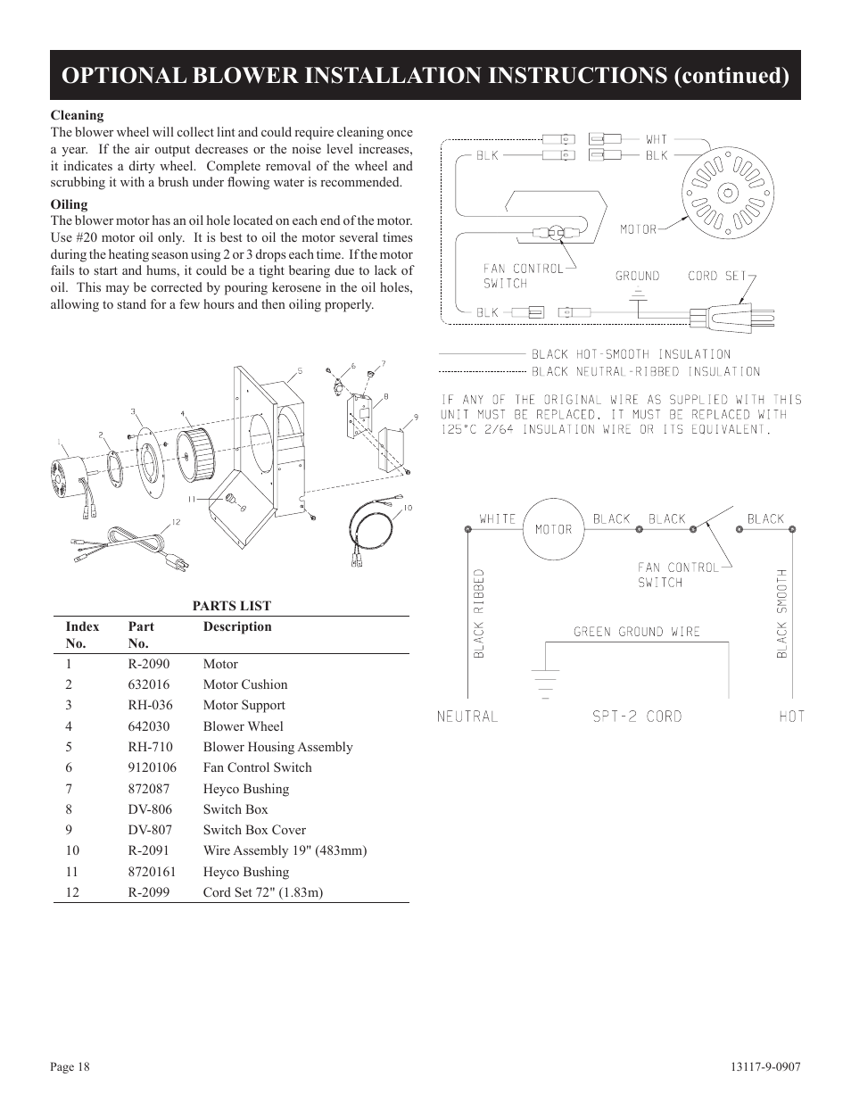 Empire Products DV-25T-1 User Manual | Page 18 / 20
