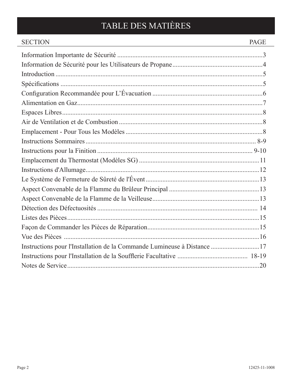 Empire Products GWT-35-2(SG User Manual | Page 22 / 60