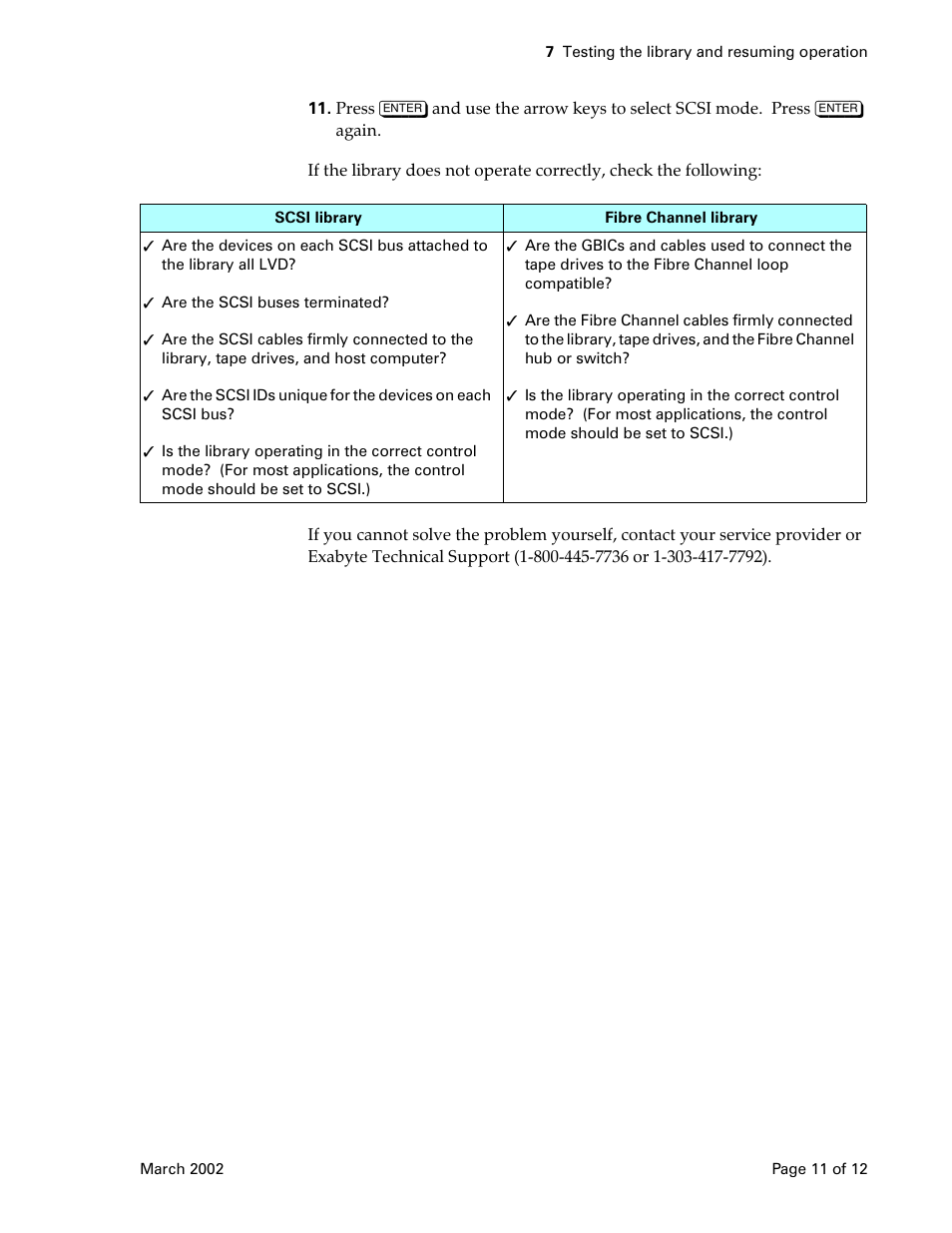 Exabyte 1005911-003 User Manual | Page 11 / 12