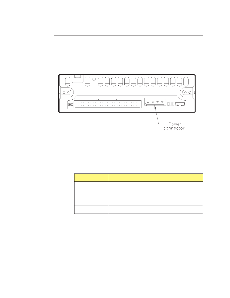 Power connector, Grounding hole and ground tab -14, Table 6-8 | Environmental specifications -15 | Exabyte EXB-8505 8mm User Manual | Page 105 / 124