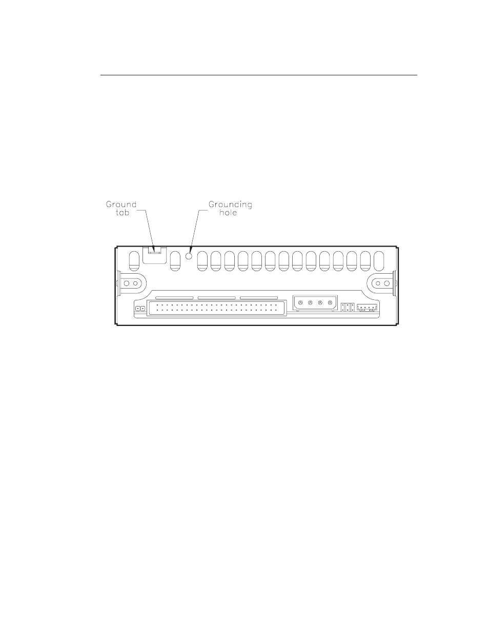 Grounding hole and ground tab, Environmental specifications -15, Figure 6-3 | Temperature and humidity ranges for operation -16, Table 6-9, Temperature and humidity specifications -16 | Exabyte EXB-8505 8mm User Manual | Page 106 / 124