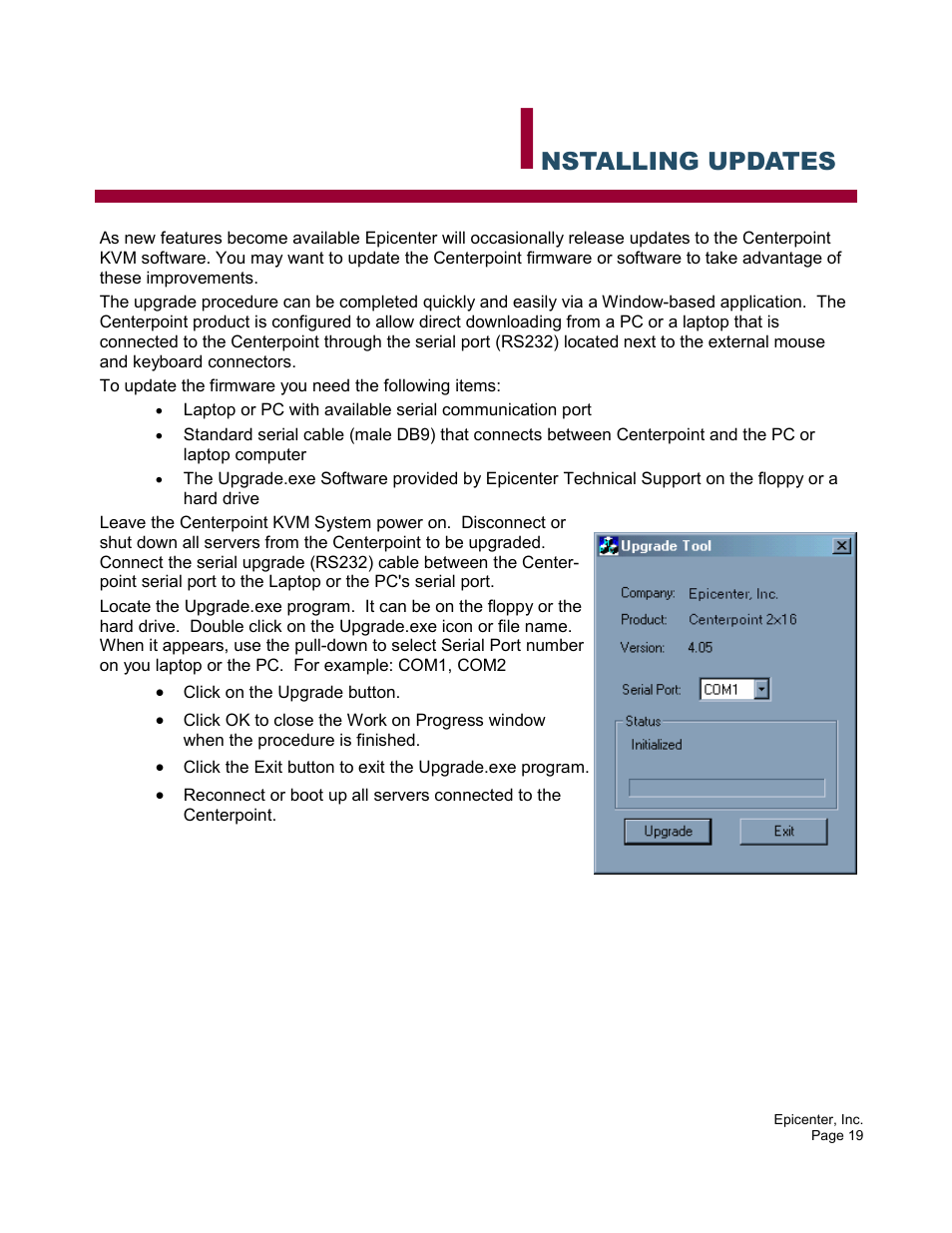 Epicenter 2x8 User Manual | Page 19 / 25