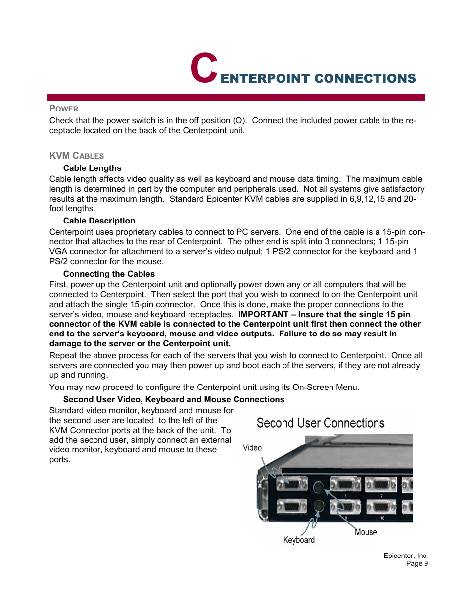 Epicenter 2x8 User Manual | Page 9 / 25