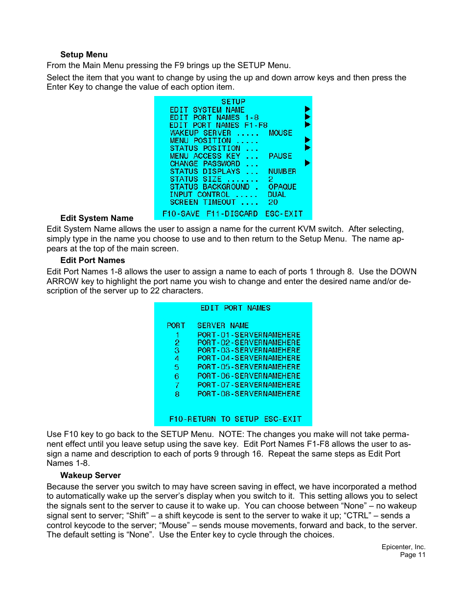 Epicenter Centercade 16 User Manual | Page 11 / 25