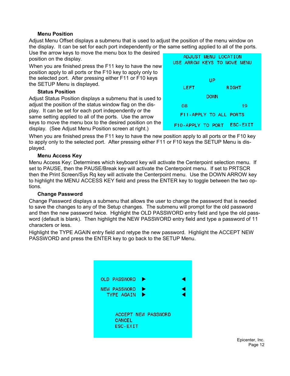 Epicenter Centercade 16 User Manual | Page 12 / 25