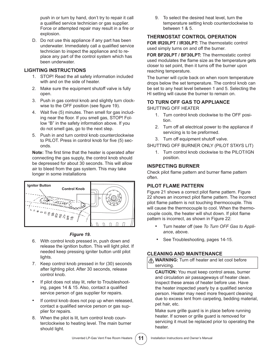 Enerco HSVFR30LPT User Manual | Page 11 / 20