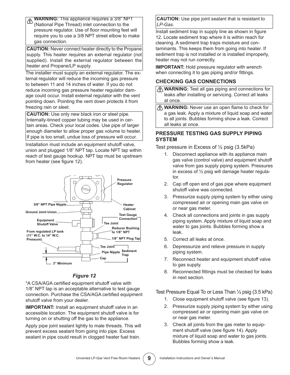 Enerco HSVFR30LPT User Manual | Page 9 / 20