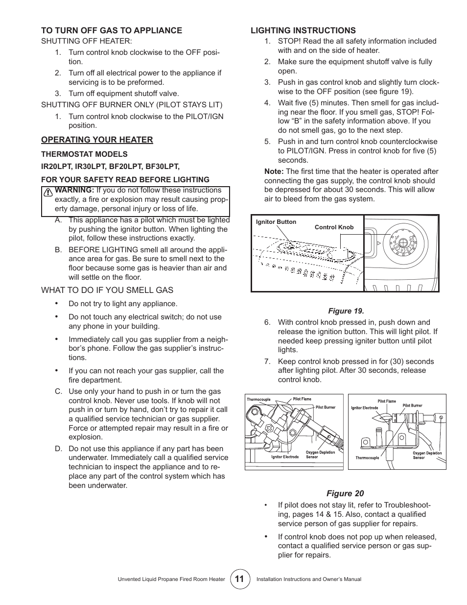 Enerco HSIR30LPT User Manual | Page 11 / 24