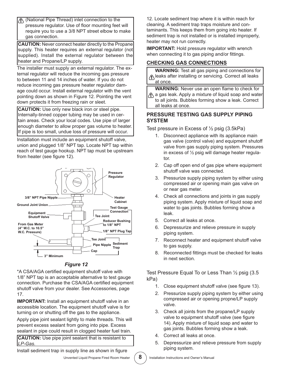 Enerco HSIR30LPT User Manual | Page 8 / 24