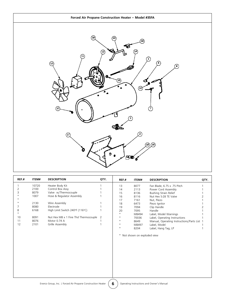 Enerco HS35FA User Manual | Page 6 / 8