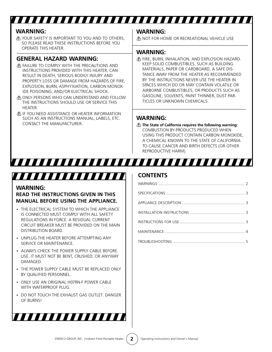 Enerco HS300ID User Manual | Page 2 / 8