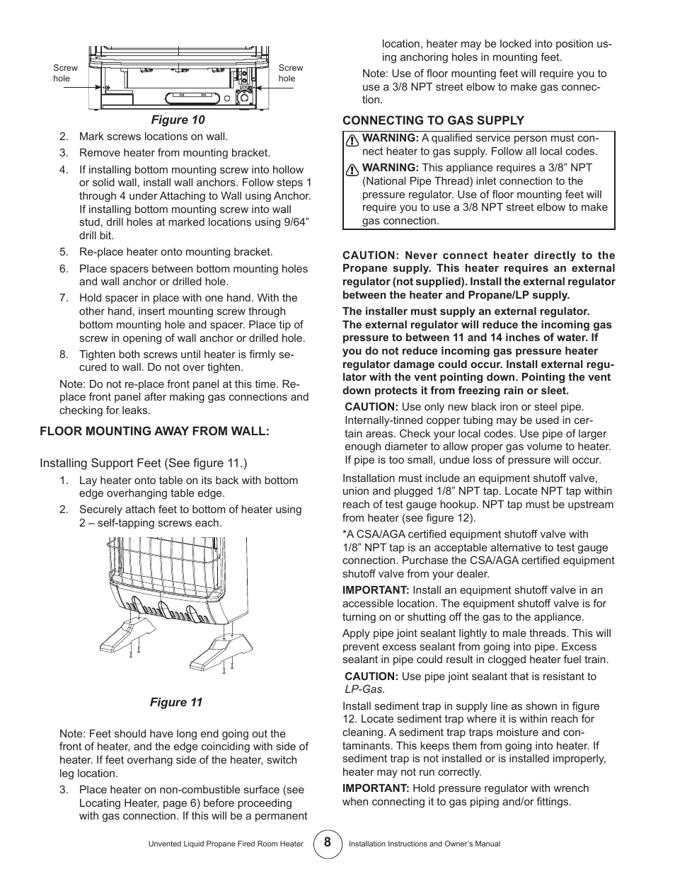 Enerco HSVFR10LPT User Manual | Page 8 / 16