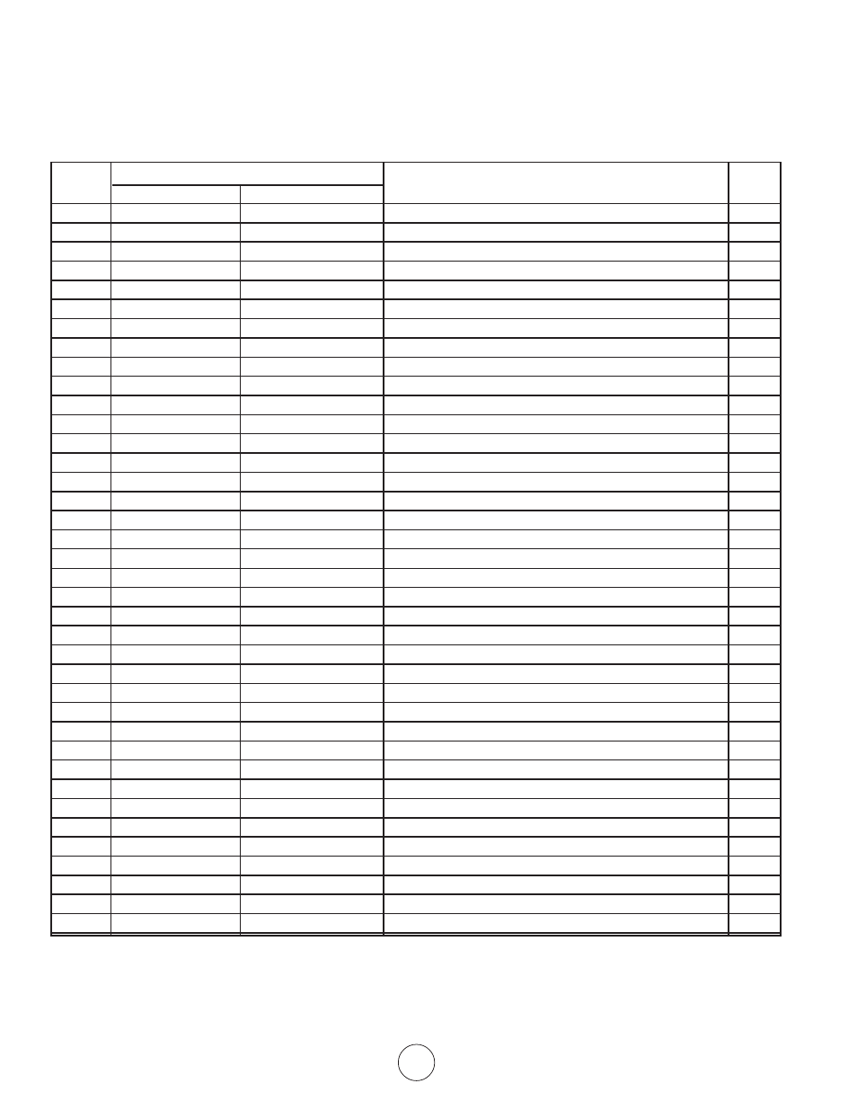 Parts list | Enerco MHIR30LPT User Manual | Page 22 / 24