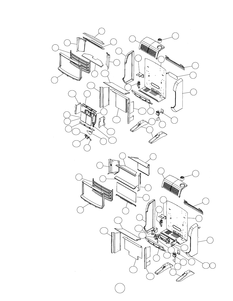 Non-thermostat models, Bf10lp, Ir10lp | Enerco HSBF20LPT User Manual | Page 21 / 24