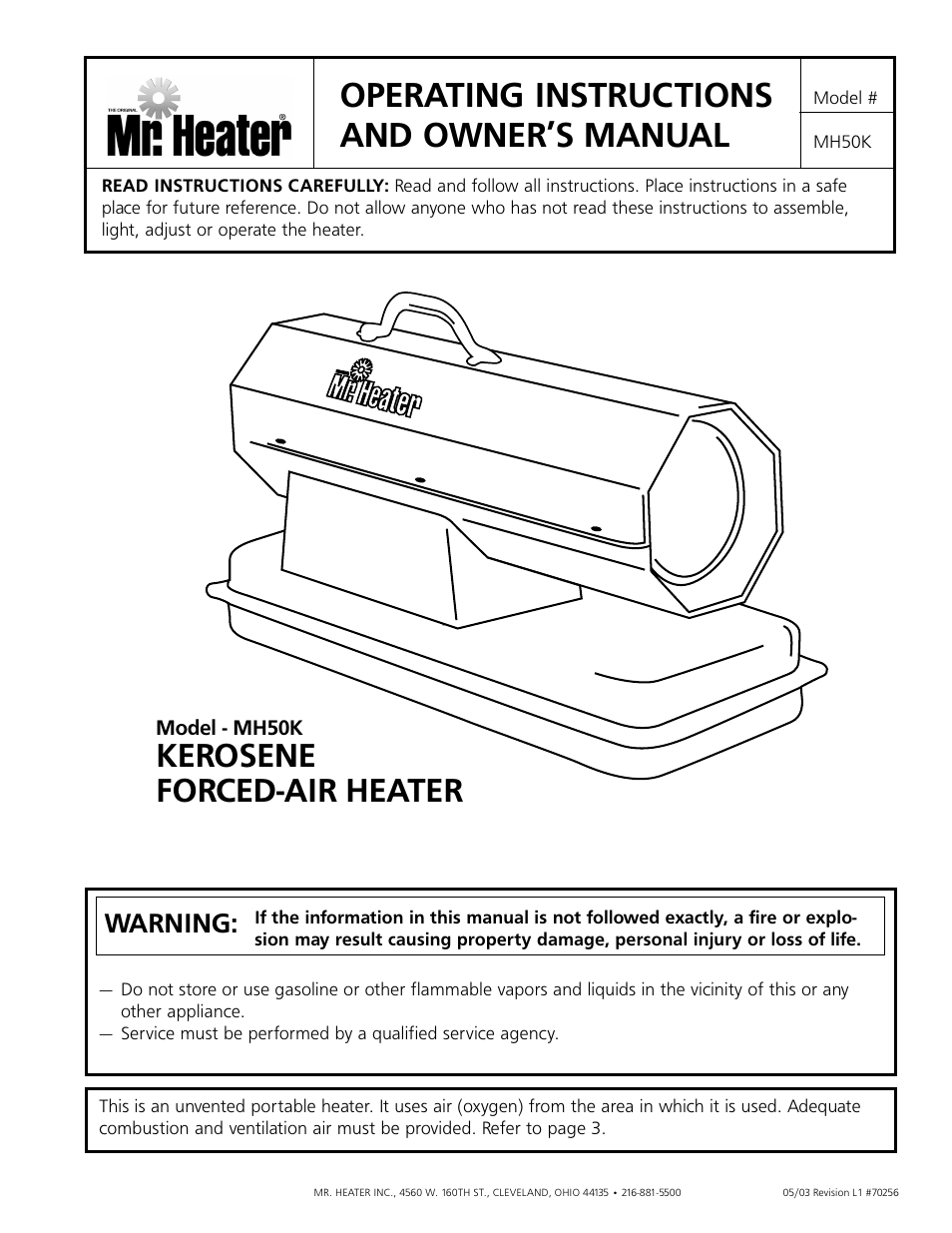 Enerco MH50K User Manual | 8 pages