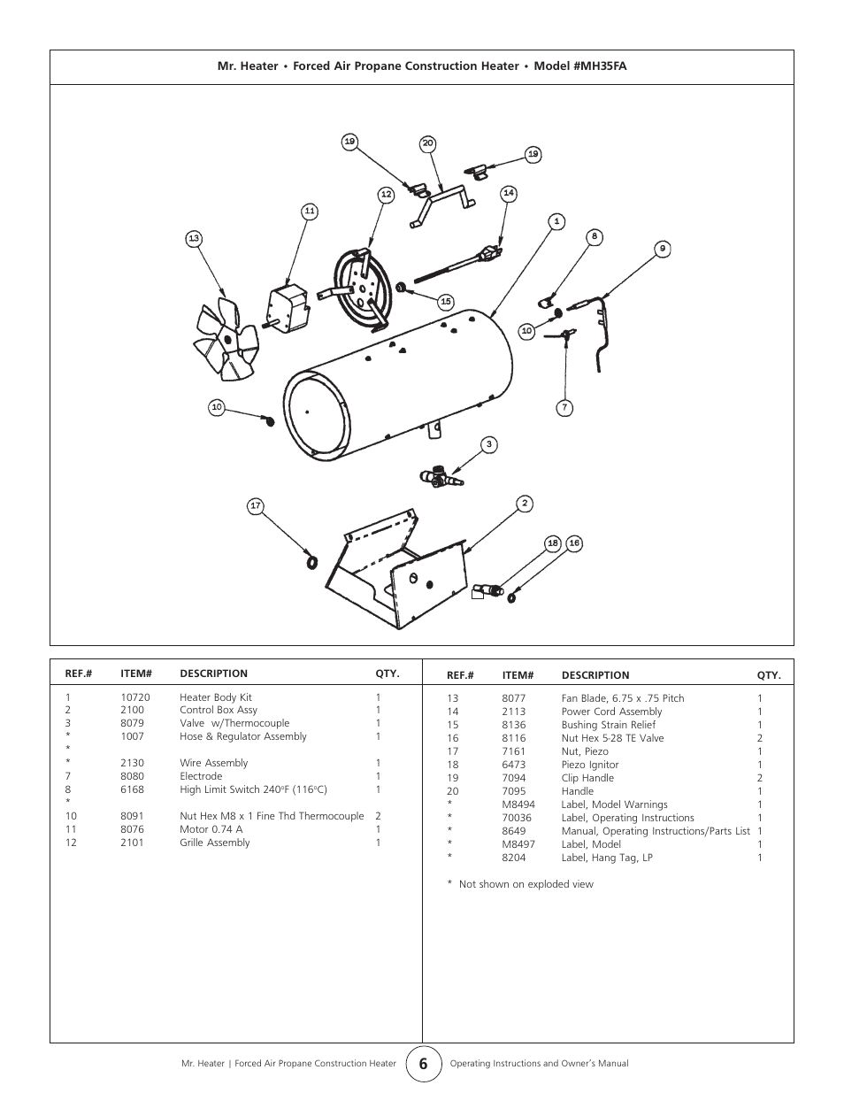 Enerco MH35FA User Manual | Page 6 / 8