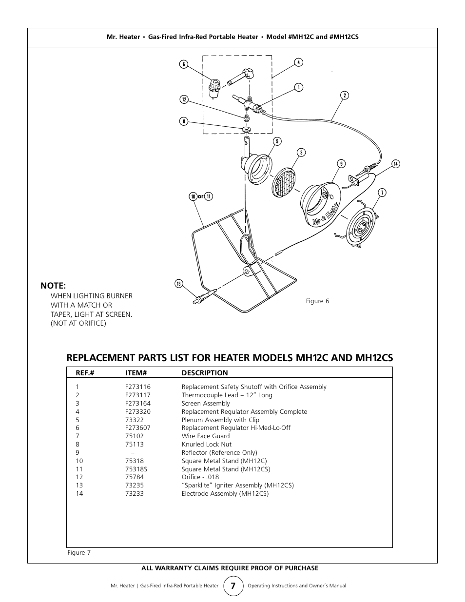 Enerco MH12CS User Manual | Page 7 / 8