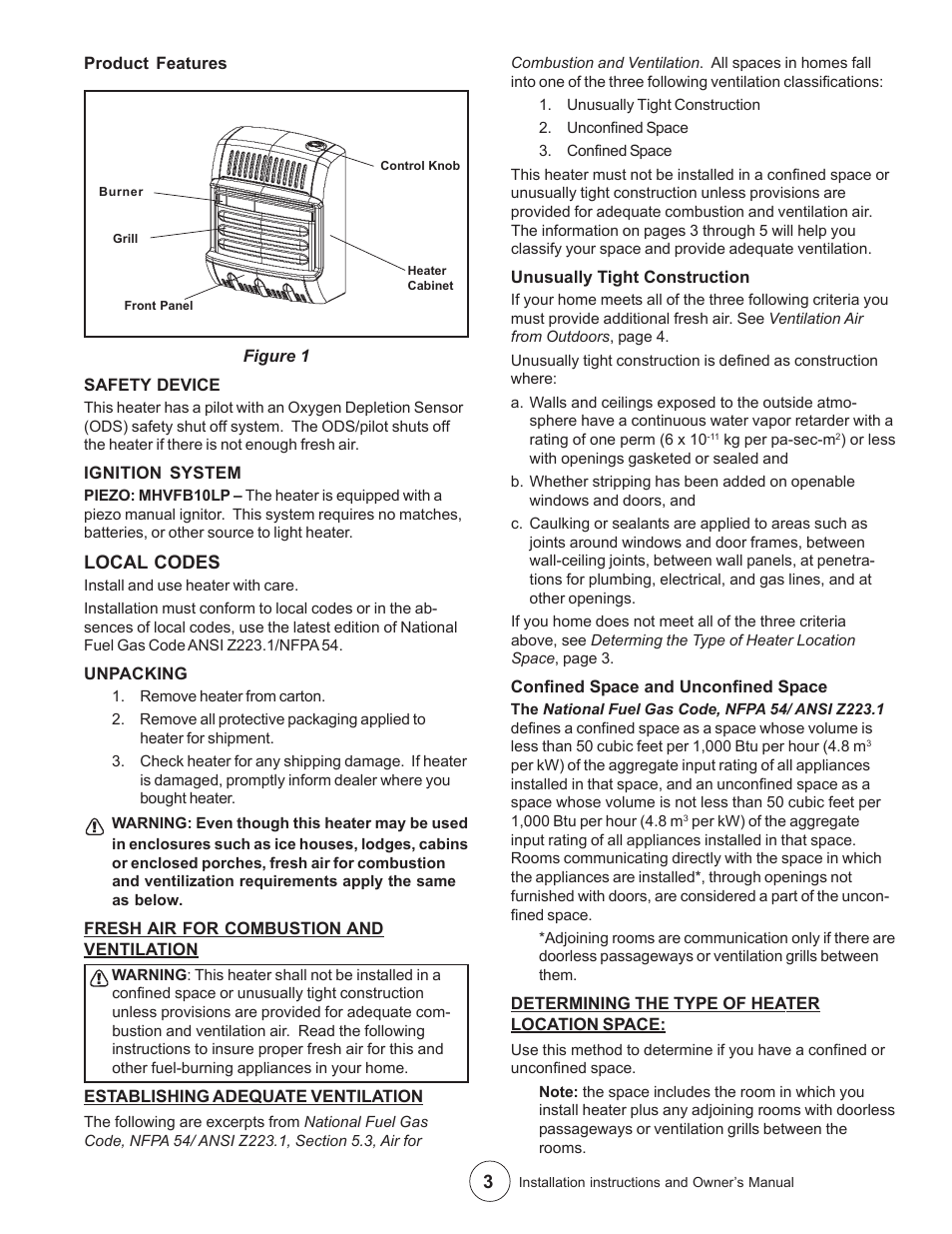 Enerco MHVFB10LPI User Manual | Page 3 / 16