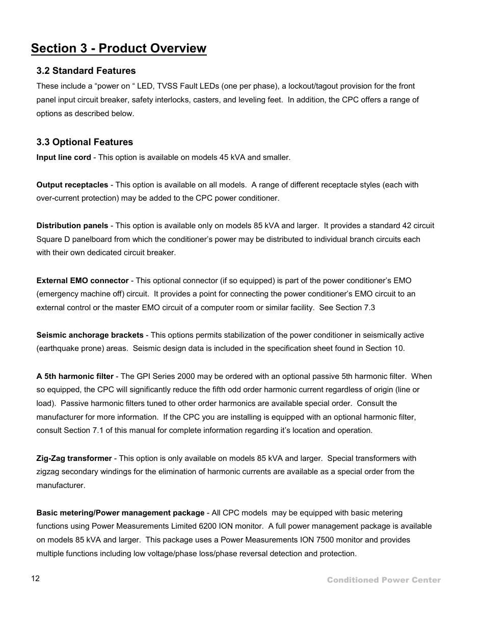 ETA Systems SM5505 User Manual | Page 12 / 39