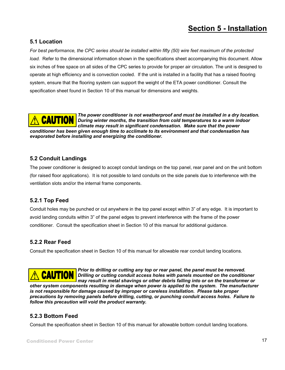 ETA Systems SM5505 User Manual | Page 17 / 39