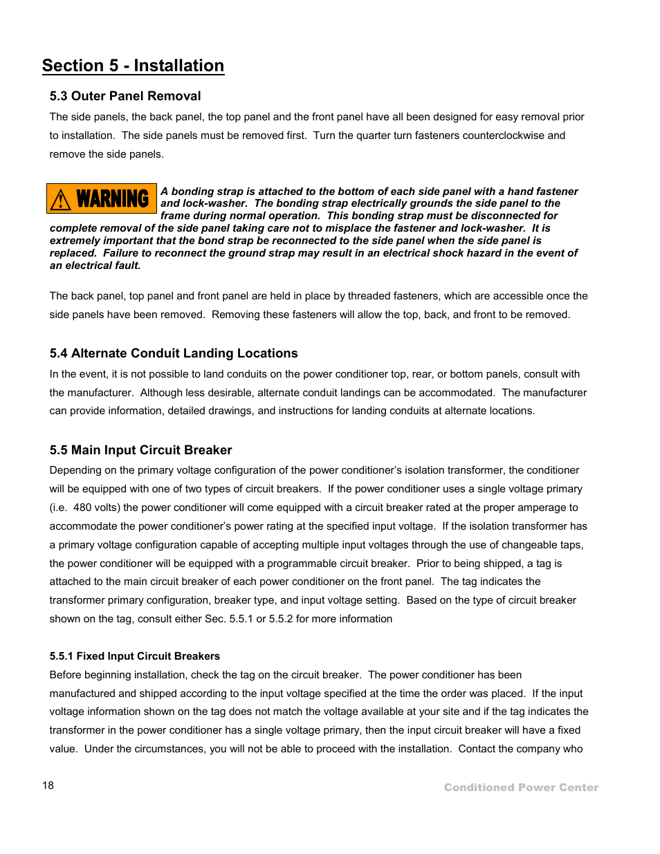 ETA Systems SM5505 User Manual | Page 18 / 39