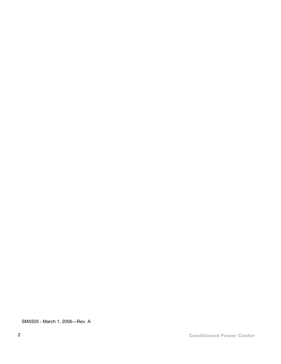 ETA Systems SM5505 User Manual | Page 2 / 39
